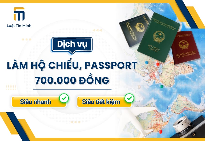 Dịch vụ làm hộ chiếu, làm passport nhanh - Từ 700.000 đồng