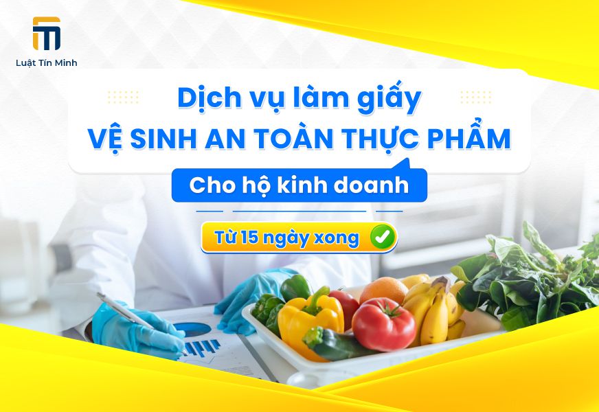 Dịch vụ xin giấy vệ sinh an toàn thực phẩm cho hộ kinh doanh