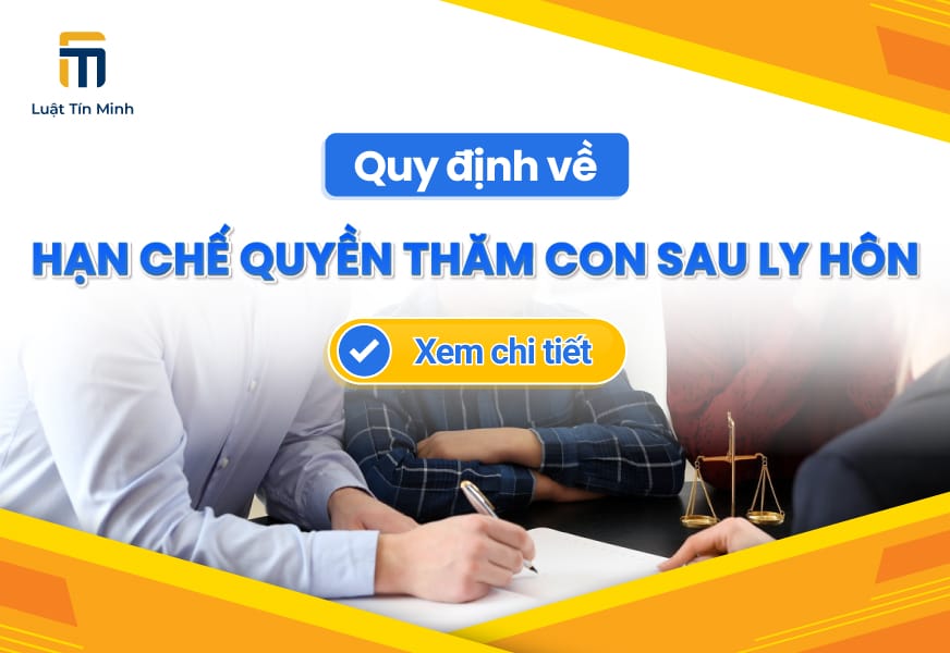 Các trường hợp bị hạn chế quyền thăm nuôi con Sau Ly Hôn