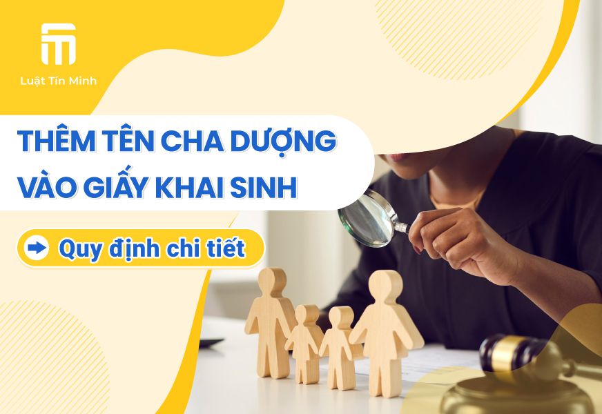 Thêm tên cha dượng vào giấy khai sinh cho con được không